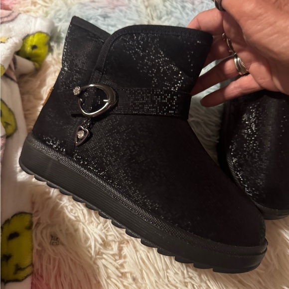 Red Sport Shoes - Black Women's Ankle Boots